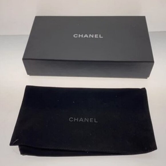 CHANEL V Stiching Red/Magenta Wallet - Picture 9 of 9